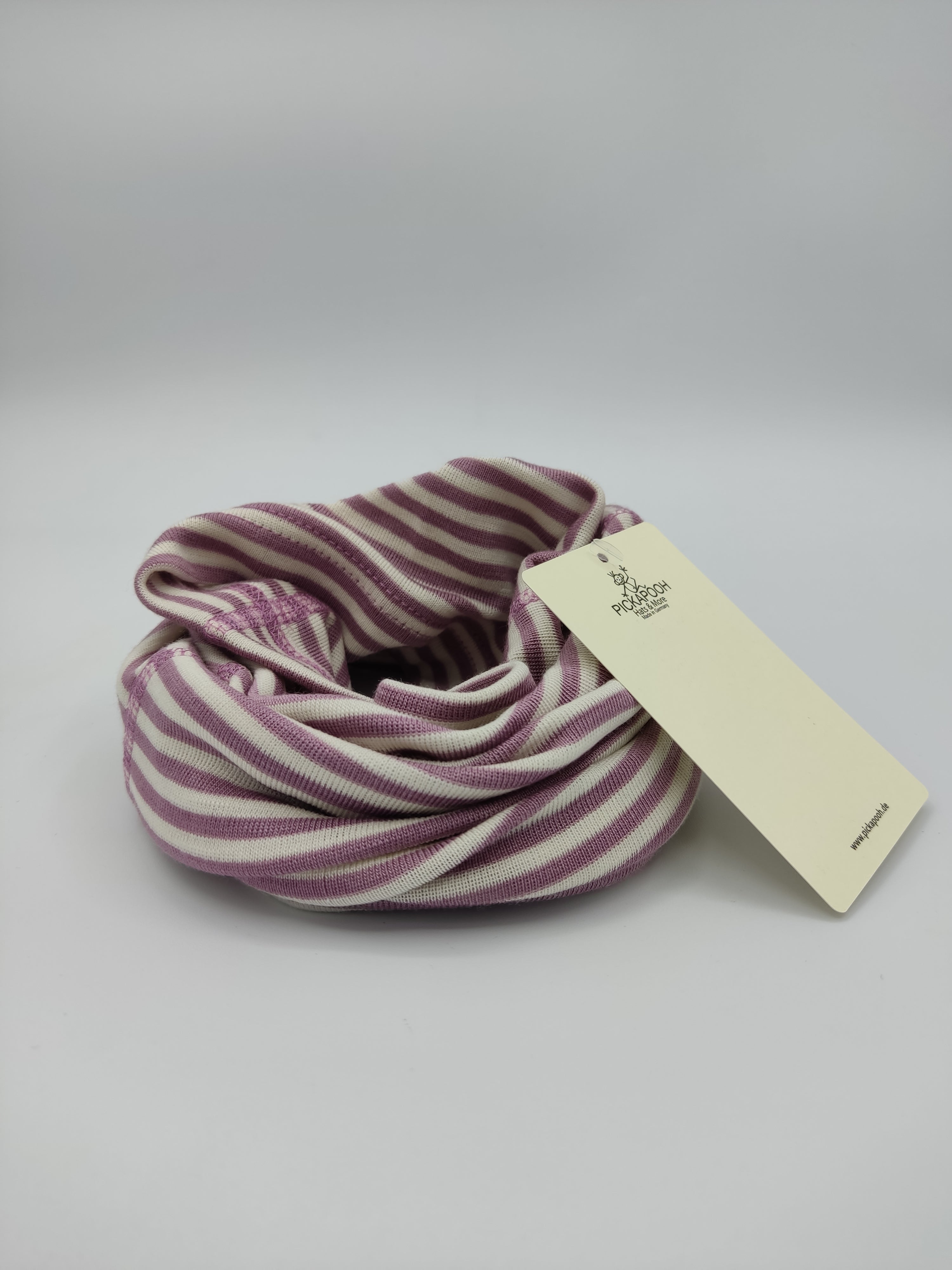 Scaldacollo in lana e seta per bambino e adulto // riga Rosa Antico